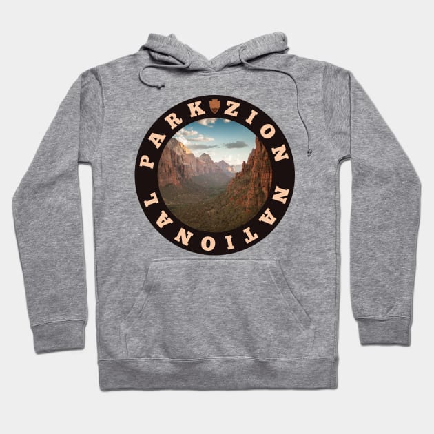 Zion National Park circle Hoodie by nylebuss